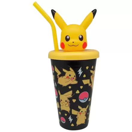 Pokemon Pikachu 3D okras palica, tumler, 500 ml fotografija izdelka