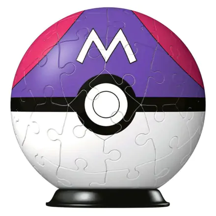 Pokémon 3D sestavljanka Pokéballs: Master Ball (54 kosov) termékfotója