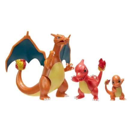 Pokémon Select akcijske figure 3-paket Evolution Charmander, Charmeleon, Charizard fotografija izdelka