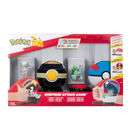 Pokémon Presenečenje Napad Igra Togetic & Luxury Žoga proti Bulbasaur #4 & Odlična Žoga fotografija izdelka