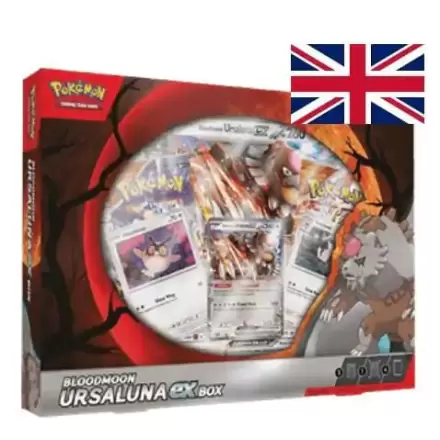 Pokémon TCG Bloodmoon Ursaluna EX Škatla November 2024 *Angleška Različica* termékfotója