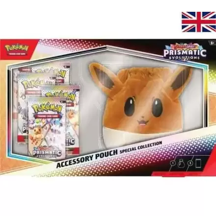 Pokémon TCG Scarlet & Violet 08.5 Prismatic Evolutions Eevee Zbirka Vrečk za Pripomočke *Angleška Različica* fotografija izdelka