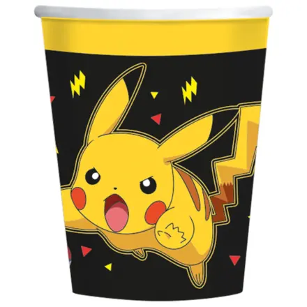 Pokémon Yellow Thunder Papirnati kozarčki 8 kos 237 ml fotografija izdelka