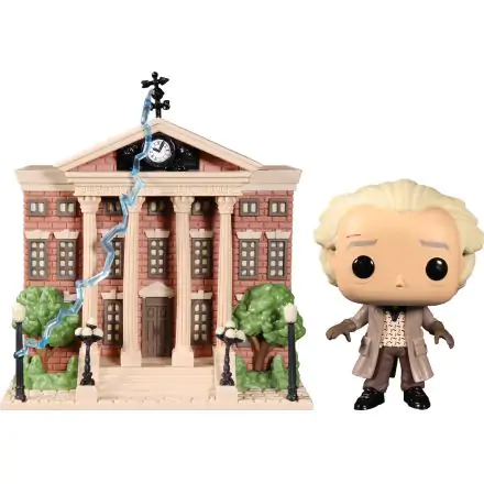 Back to the Future POP! Town Vinyl Figura Doc s stolpom z uro 9 cm fotografija izdelka