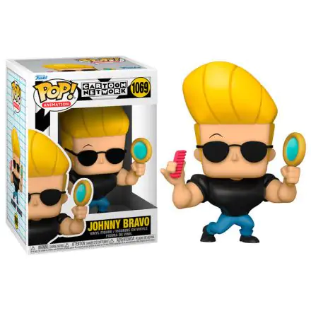 Johnny Bravo POP! Animation Vinilna figura Johnny z ogledalom in glavnikom 9 cm fotografija izdelka