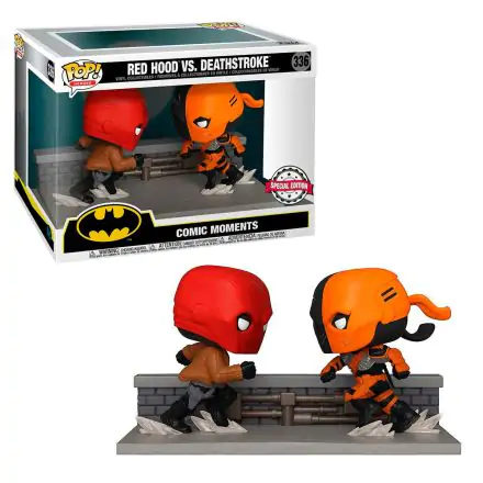 DC Comics POP Comic Moments! Vinil Figure 2-Pack Red Hood Vs Deathstroke 9 cm fotografija izdelka