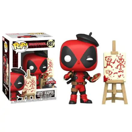 Marvel Deadpool 30. obletnica POP! Vinilna figura Artist Deadpool 9 cm fotografija izdelka