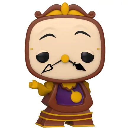 Beauty and the Beast POP! Movies Vinilna Figura Cogsworth 9 cm termékfotója