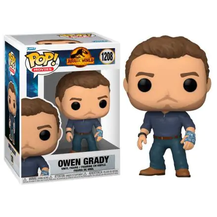 Jurassic World 3 POP! Movies Vinil Figura Owen Grady 9 cm termékfotója