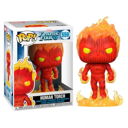 Fantastic Four POP! Marvel Vinilna figura Human Torch 9 cm fotografija izdelka