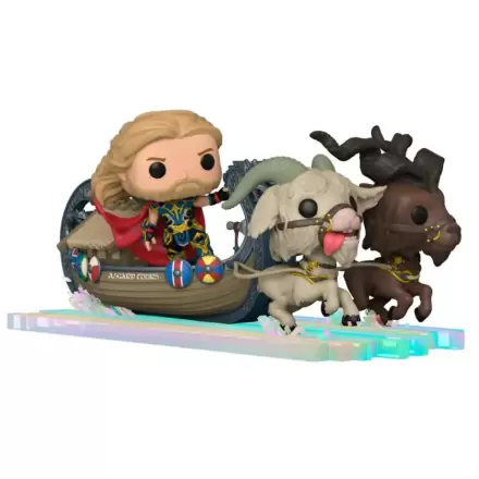 Thor: Love & Thunder POP! Rides Super Deluxe Vinil Figura Thor & Kozja Ladja 13 cm termékfotója