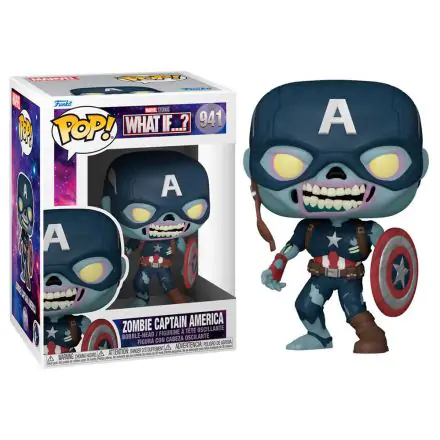 Marvel What If...? POP! TV vinilna figura Zombie Captain America 9 cm fotografija izdelka