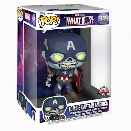 POP figura Marvel What If Zombie Captain America Exclusive 25 cm termékfotója