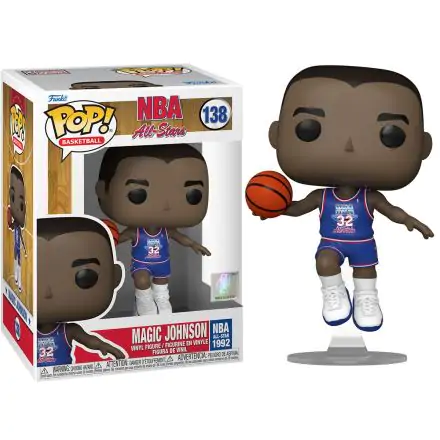 NBA Legends POP! Basketball Vinil Figura Magic Johnson (Blue All Star Uni 1991) 9 cm termékfotója