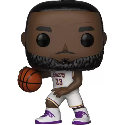 NBA POP! Sports Vinilna Figura LeBron James White Uniform (Lakers) 9 cm termékfotója