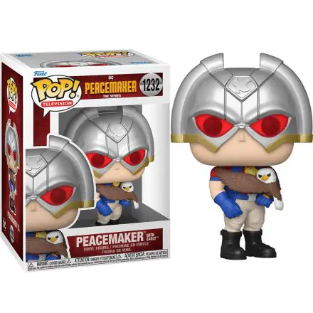 Peacemaker POP! TV Vinilna Figura Peacmaker z Eagly 9 cm termékfotója