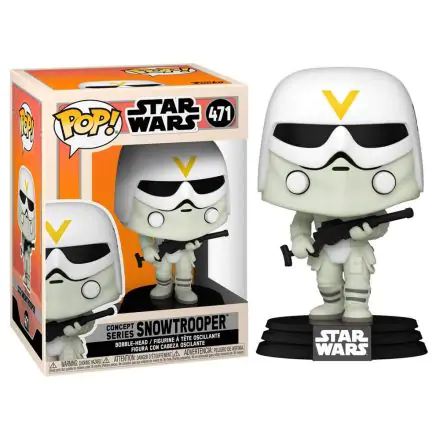 Star Wars POP! Vinyl Glava z nihajočo vzmetjo Snowtrooper (Concept Series) 9 cm termékfotója