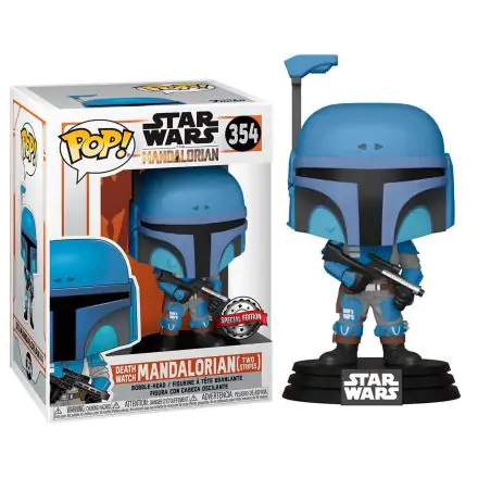 Star Wars The Mandalorian POP! TV Vinil Figura Death Watch Mandalorian (Two Stripes) 9 cm termékfotója