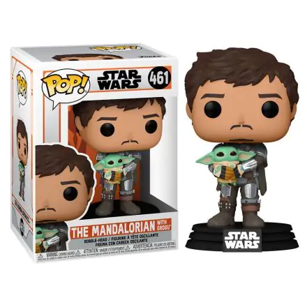 Star Wars The Mandalorian POP! TV Vinil Figura The Mandalorian & Grogu 9 cm termékfotója