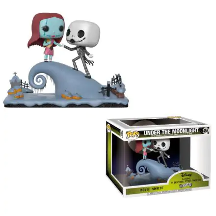 Nightmare before Christmas POP! Movie Moments vinilni bobble-head 2-paket Jack & Sally 9 cm fotografija izdelka