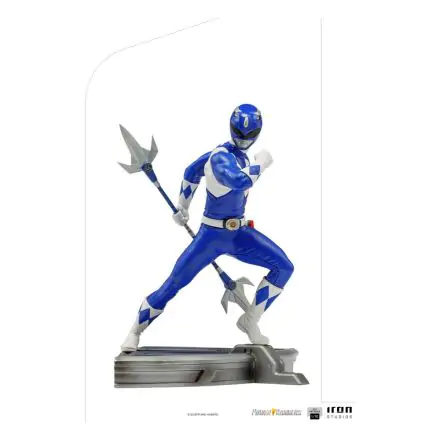Power Rangers BDS Umetniška skala kip 1/10 Blue Ranger 16 centimetrov fotografija izdelka