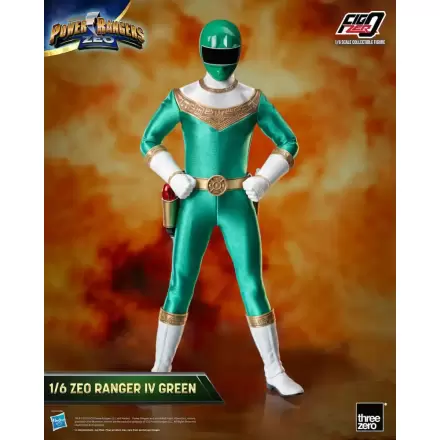 Power Rangers Zeo FigZero akcijska figura 1/6 Ranger IV Green 30 cm termékfotója