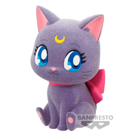 Pretty Guardian Sailor Moon Cosmos the Movie Luna Velik Trak Fluffy Puffy figura 7cm fotografija izdelka