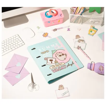 Pusheen registrator s 4 obroči fotografija izdelka