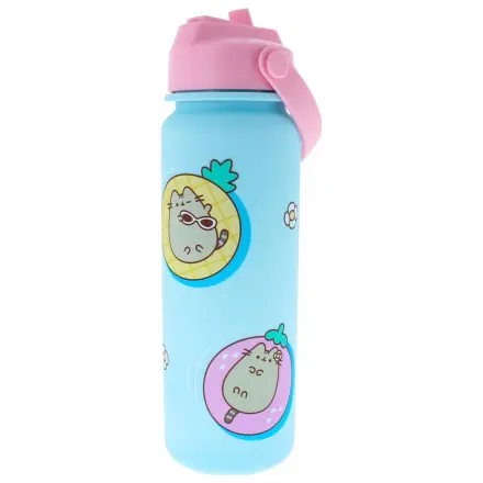Pusheen Water Bottle Flip Top By The Pool Blue flaška za vodo na preklop fotografija izdelka