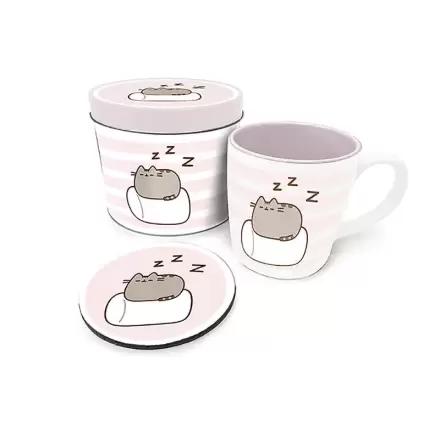 Pusheen darilna *mug* + podstavek termékfotója