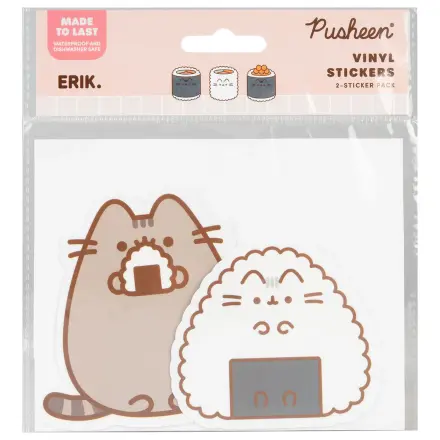 Pusheen Sushi Roll set 2 vinilnih nalepk fotografija izdelka