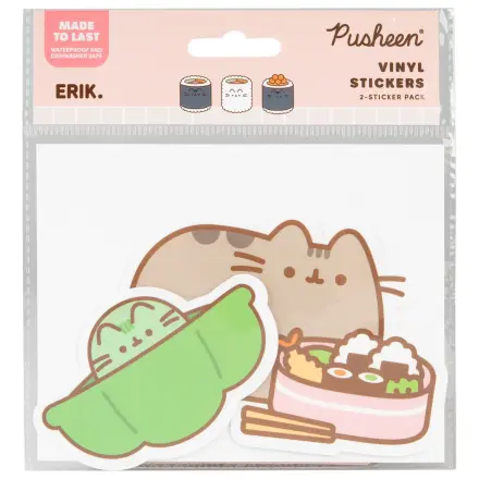 Pusheen Sushi Roll set 2 vinilnih nalepk fotografija izdelka