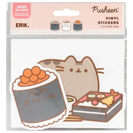 Pusheen Sushi Roll komplet 2 vinilnih nalepk fotografija izdelka