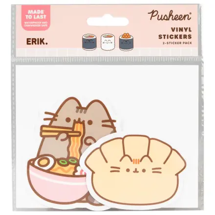 Pusheen Sushi Roll set 2 vinilnih nalepk fotografija izdelka