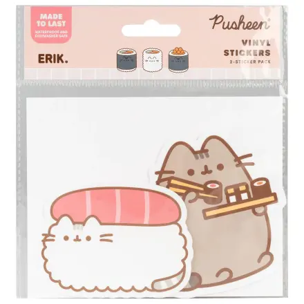 Pusheen Sushi Roll set 2 vinilnih nalepk fotografija izdelka