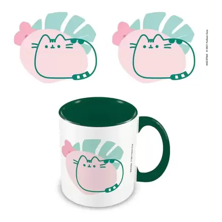 Pusheen skodelica tropsko zelena termékfotója