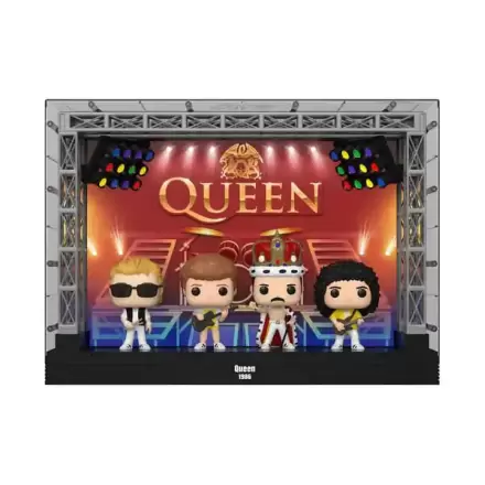 Queen Funko POP Moments Deluxe Vinyl Figure 4-Pack Wembley Stadium termékfotója