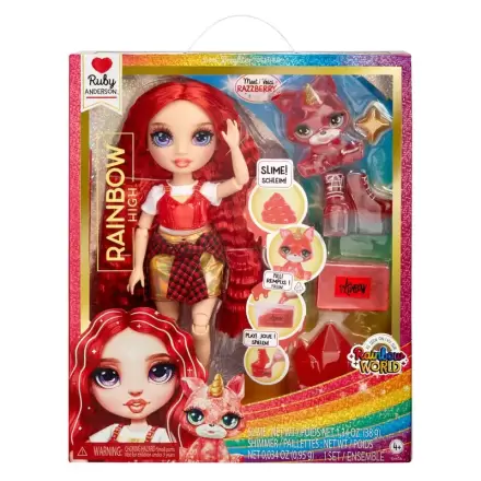 Rainbow High Rainbow World Ruby punčka 25 cm termékfotója