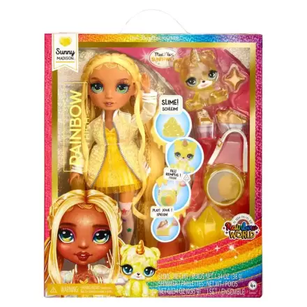 Rainbow High Rainbow World Sunny punčka 25 cm termékfotója