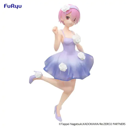 Re:Zero Trio-Try-iT Bunnies PVC kip Ram Flower Dress 21 cm fotografija izdelka