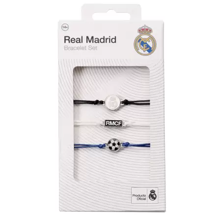 Real Madrid Set prijateljstva 3 zapestnice fotografija izdelka