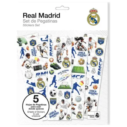 Real Madrid Emblem Komplet nalepk 5 listov fotografija izdelka