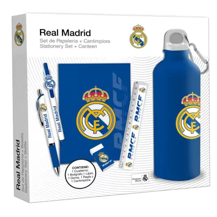 Real Madrid Komplet pisarniškega materiala in steklenice fotografija izdelka