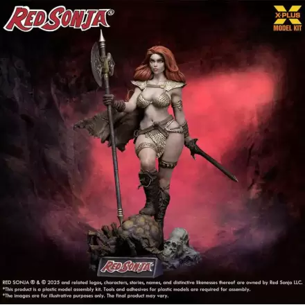 Red Sonja Komplet plastičnega modela 1/8 Red Sonja ponovna izdaja 27 cm fotografija izdelka