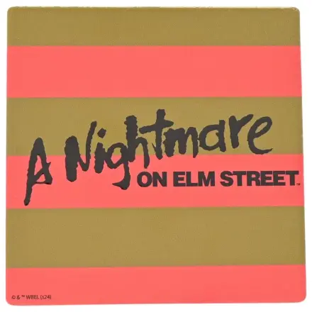 A Nightmare on Elm Street Freddy Stripes Ceramic kvadratni podstavek fotografija izdelka