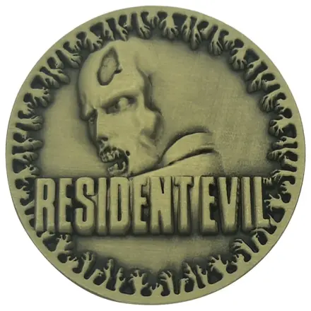 Resident Evil zbirateljski kovanec 30. obletnica antična medenina fotografija izdelka
