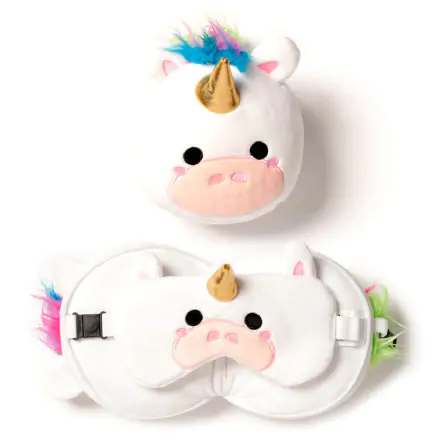 Relaxeazzz Unicorn potovalni vzglavnik in maska za oči fotografija izdelka