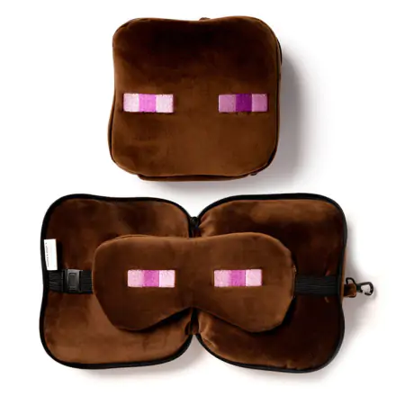 Relaxeazzz Minecraft Enderman potovalni vzglavnik in maska za oči fotografija izdelka
