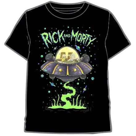 Rick and Morty Spaceship majica za odrasle fotografija izdelka