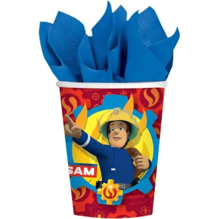 Fireman Sam papirnati kozarci 8 kosov 250 ml fotografija izdelka